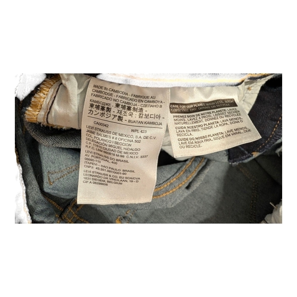 Levi's 711 Skinny Jeans Mid Rise Dark Wash Size 29 / US 8 Stretch Denim - Picture 3 of 8